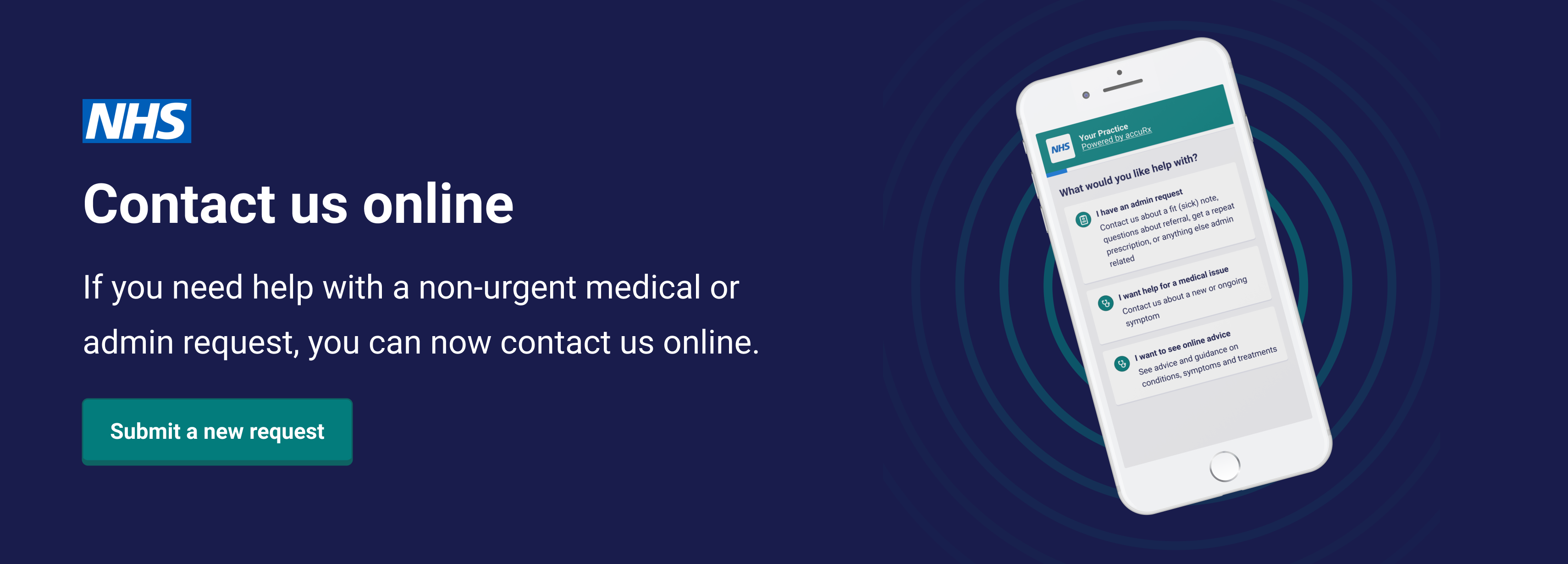 contact your gp online using an online form